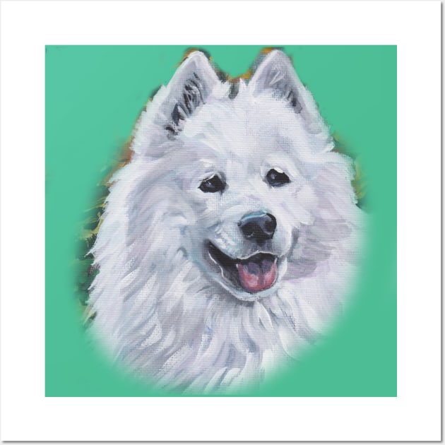 samoyed Fine Art Painting Wall Art by LASHEPARD